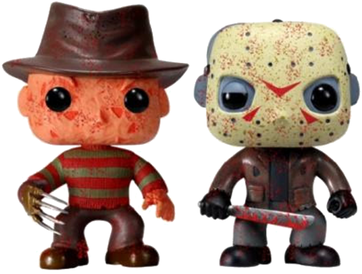 Freddy Krueger & Jason Voorhees Bloody Limited Edition - Funko Pop Friday The 13th (541x541), Png Download