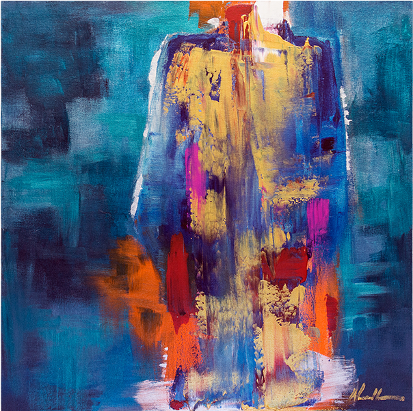 Word Made Flesh - Modern Art (800x600), Png Download