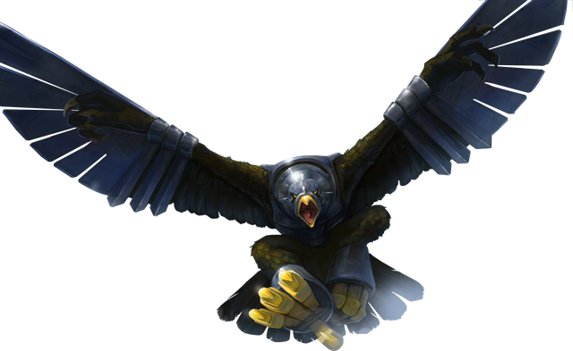 Bbd-12 - Fantasy Art Large Bird (640x393), Png Download