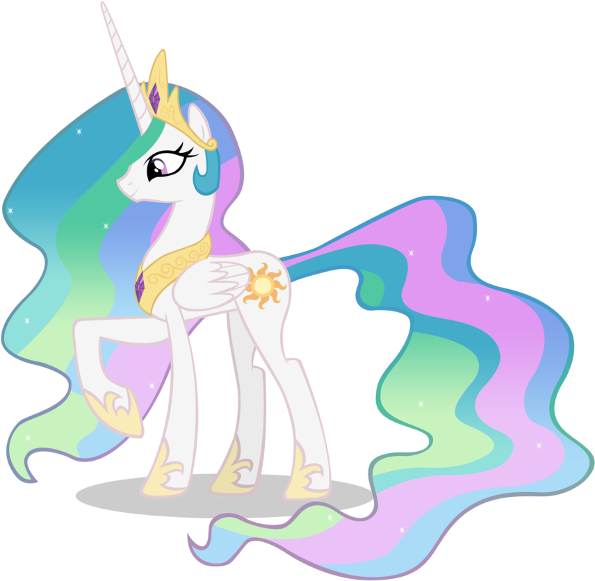 Download Little Pony Princess Luna Clipart - Dibujos De My Little Pony  Princesa Celestia PNG Image with No Background 