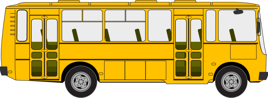 School Bus Creative Converting Tutu Much Fun Happy - Yellow Bus Clipart (921x340), Png Download