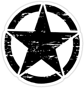 Army Star - Jeep Star (375x360), Png Download