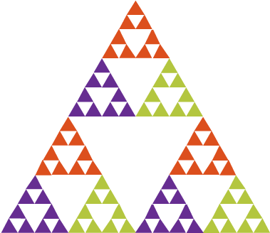 Sierpinski Triangle (400x400), Png Download