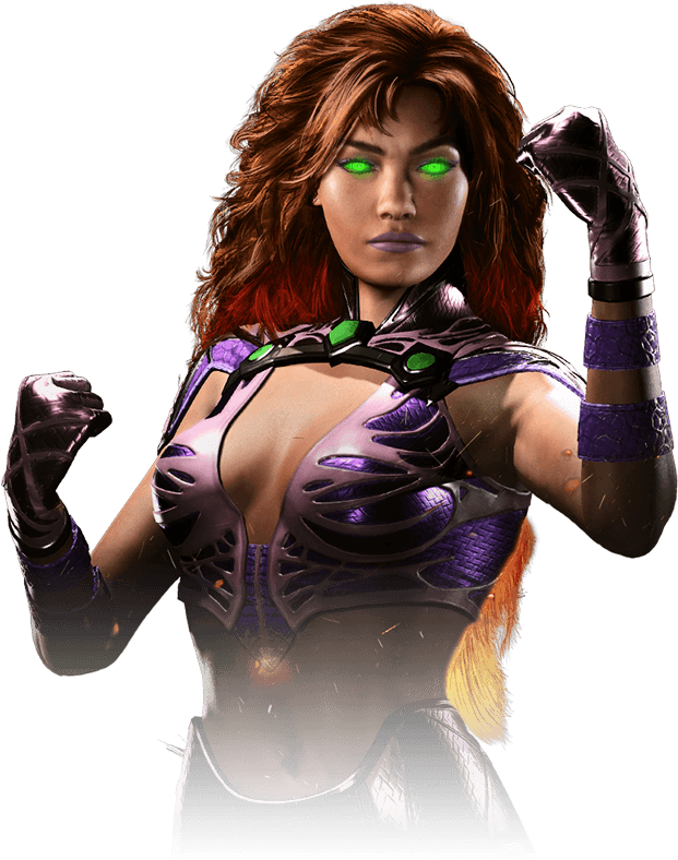 Starfire V 2 Injustice 2 Render By Yukizm-dbimhqc - Starfire Injustice 2 Png (637x838), Png Download