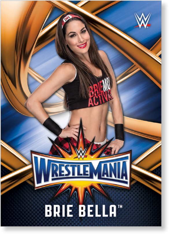 Brie Bella - 2017 Topps Wwe Road To Wrestlemania 8 Hobby Box Case (1440x975), Png Download