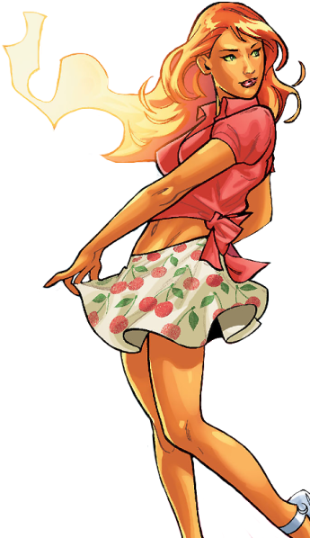 Starfire3 - Starfire Koriand R Png (396x600), Png Download