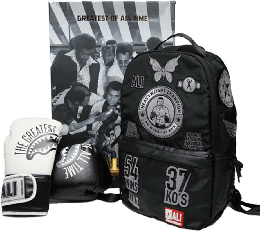 Sprayground Muhammad Ali G - Muhammad Ali Sprayground Black (940x1200), Png Download