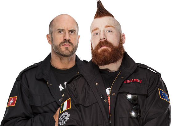 Cesaro And Sheamus The-bar - Wwe The Bar Png (562x408), Png Download