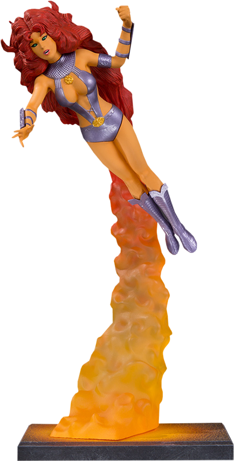 Dc Comics Statue Starfire - Teen Titans Starfire (480x924), Png Download