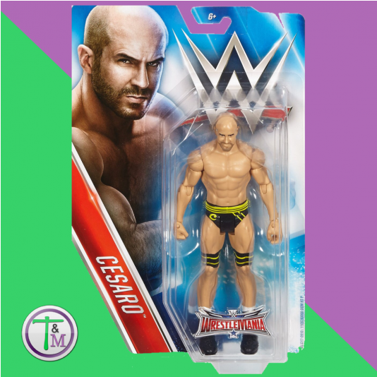 Cesaro Png - Wwe Cesaro Action Figure Wrestlemania (533x800), Png Download