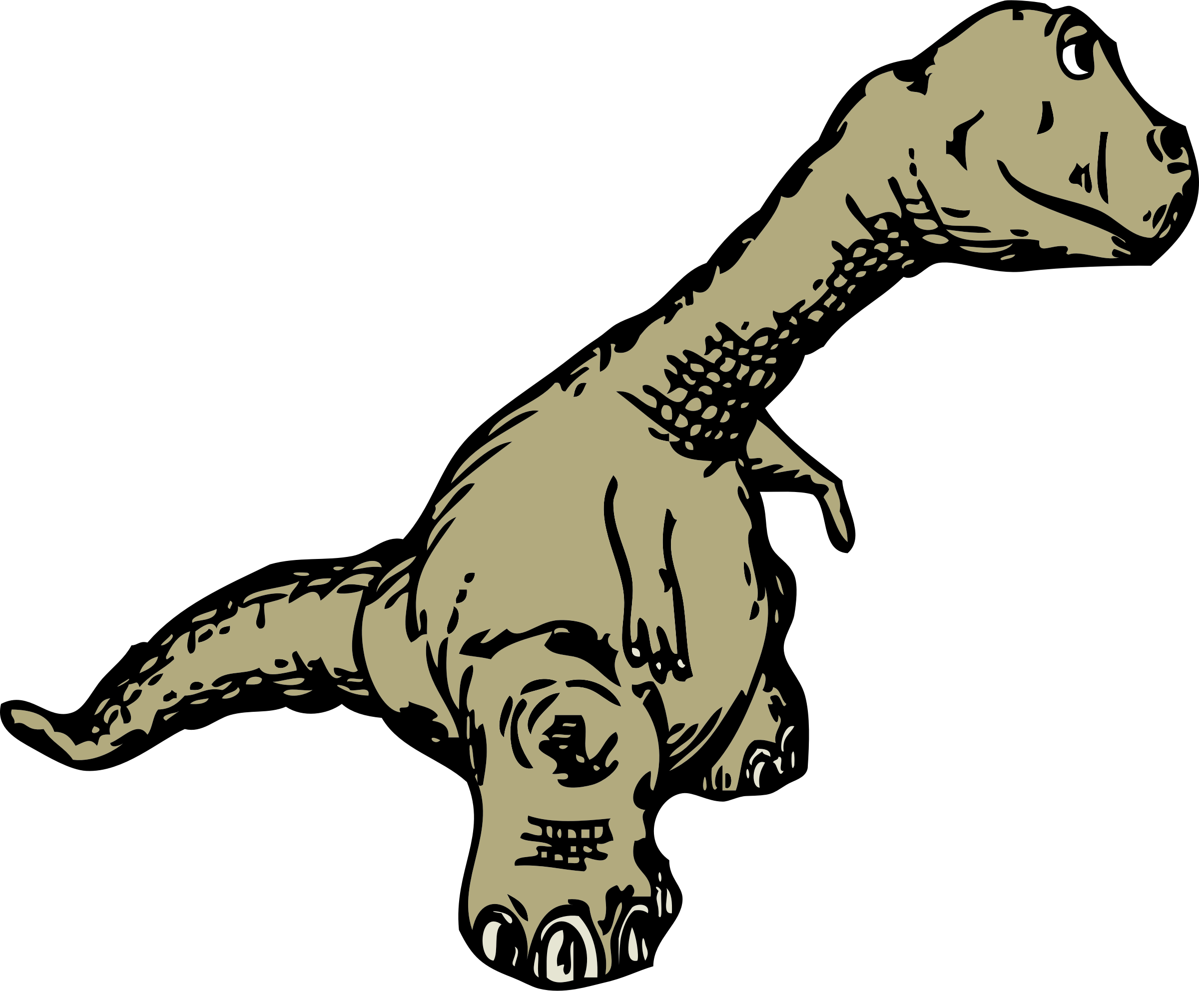 This Free Icons Png Design Of Dinosaur Sideview (2400x1984), Png Download