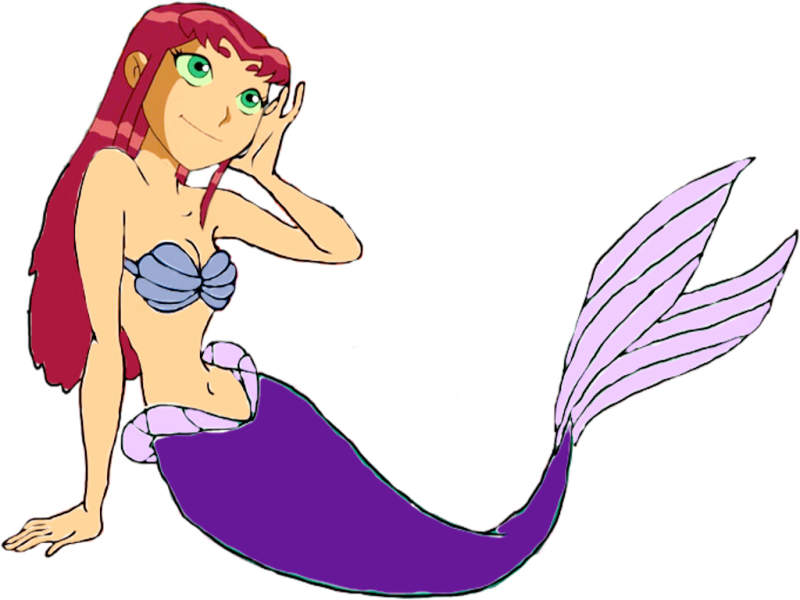 Starfire As A Mermaid - Pinkie Pie As A Mermaid (800x600), Png Download