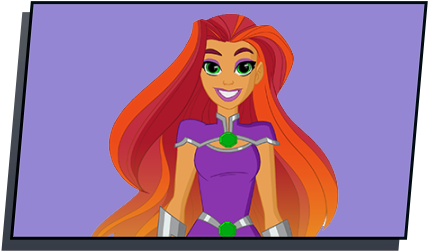 Dc Superhero Girls Starfire Png (429x280), Png Download