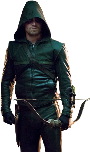 Arrow Cw Png - Green Arrow (324x520), Png Download