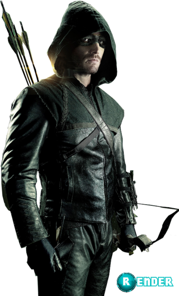 Green Arrow Cw Png - Arrow Tv Show Green Arrow (364x600), Png Download