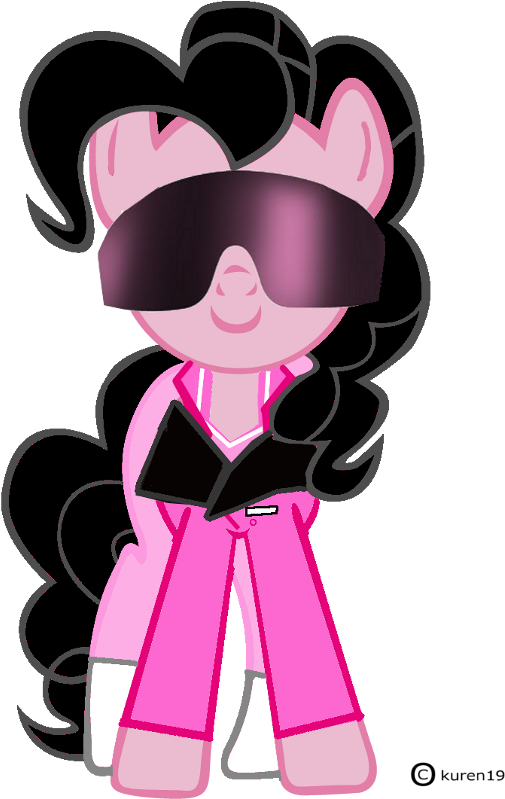 Kuren247, Bret Hart, Pinkie Pie, Safe, Simple Background, - Pinkie Pie Wwe (600x905), Png Download
