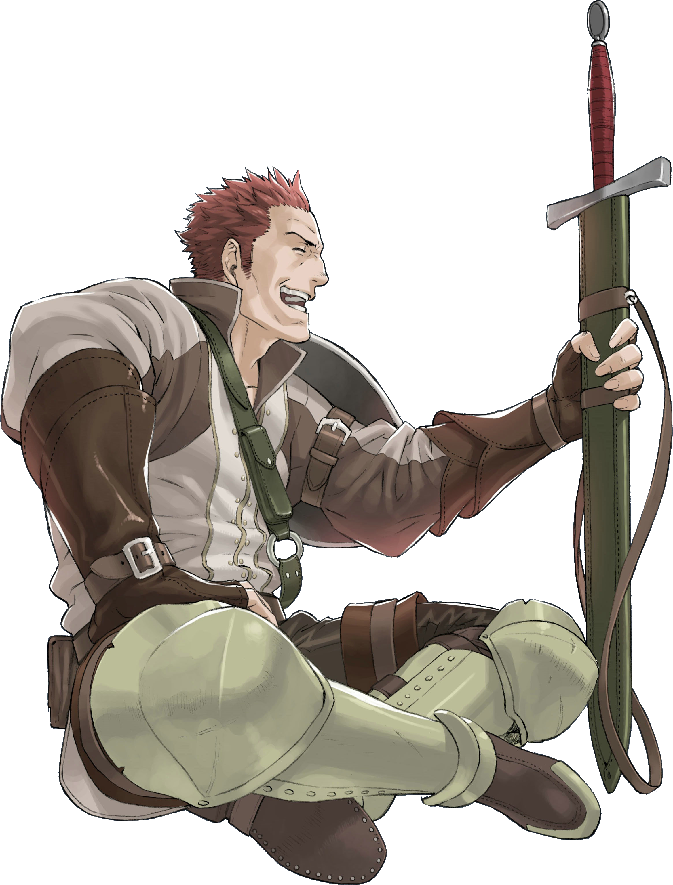 Mercenaryblade Avatar - Gregor Fire Emblem (2338x3077), Png Download