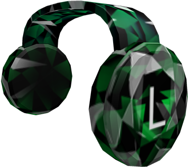 Emerald Entropy - Roblox Emerald Headphones (420x420), Png Download
