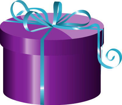 Gift Box Clipart - Caja De Regalo Png (400x343), Png Download