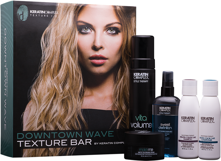 Downtown Wave Texture Bar Kit - Blond (750x1200), Png Download