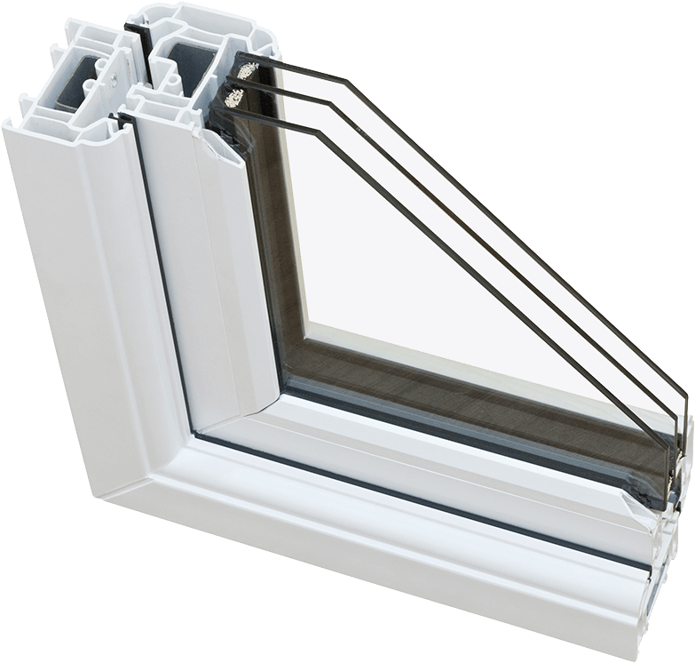 Window Frame - Troslojno Izo Staklo (800x763), Png Download