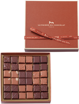 Pralinés Gift Box 36 Pieces - La Maison Du Chocolat Assorted Praline 300g (400x400), Png Download