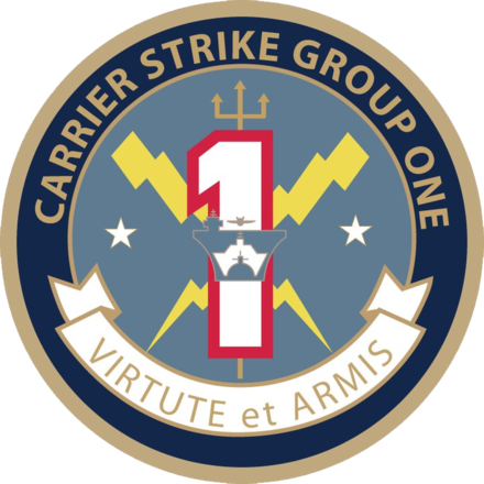 From Wikipedia, The Free Encyclopedia - Carrier Strike Group One Logo (440x440), Png Download