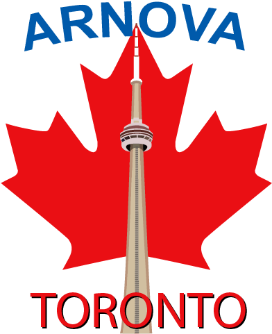 Arnova Conference - Canada Flag With Name (391x500), Png Download