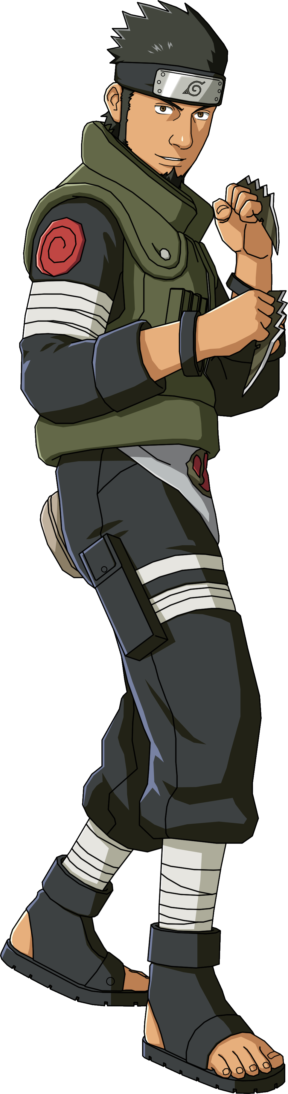 Appearance - Asuma De Naruto (963x3646), Png Download