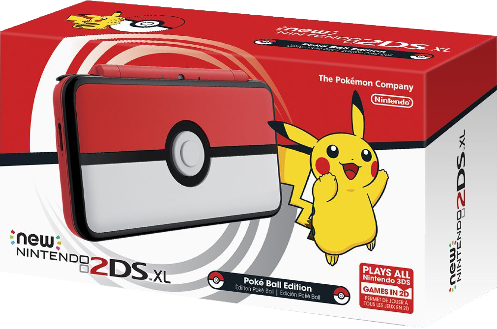 Nintendo New 2ds Xl Console - Nintendo 2ds Xl Pokemon (1011x670), Png Download