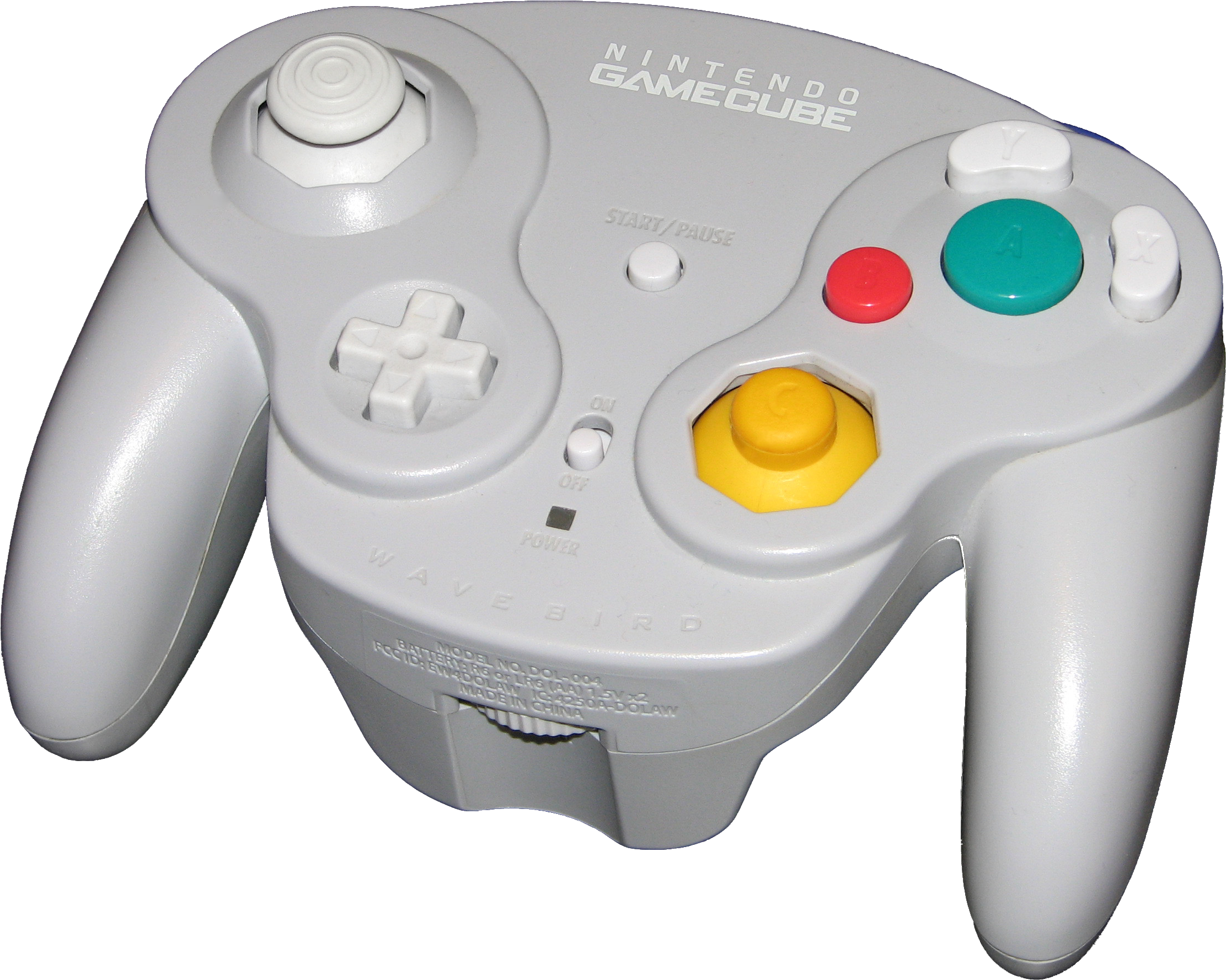 Gamecube Wavebird - Wireless Gamecube Controller (2294x1800), Png Download