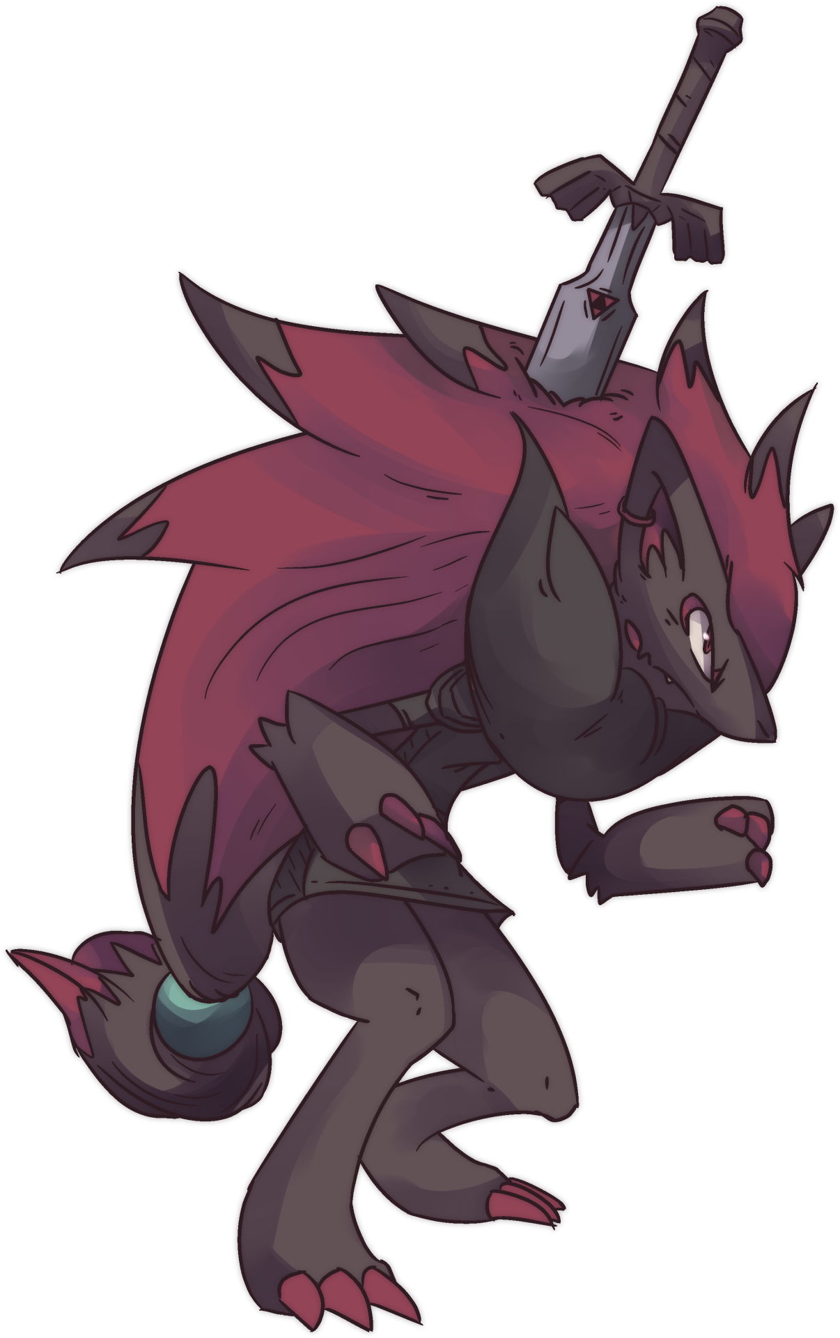 Pokémon X And Y Pokemon Black & White Fictional Character - Pokemon Zoroark (1206x1920), Png Download