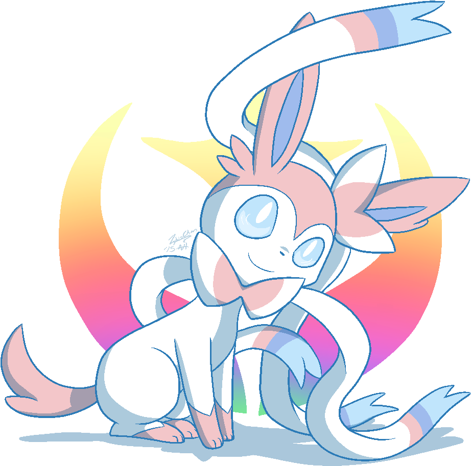 Sylveon - Fairy Eevee (951x938), Png Download