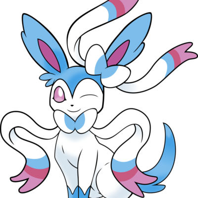 Sylveon Is Trans @trans@sylveon - Shiny Sylveon Pokemon (400x400), Png Download