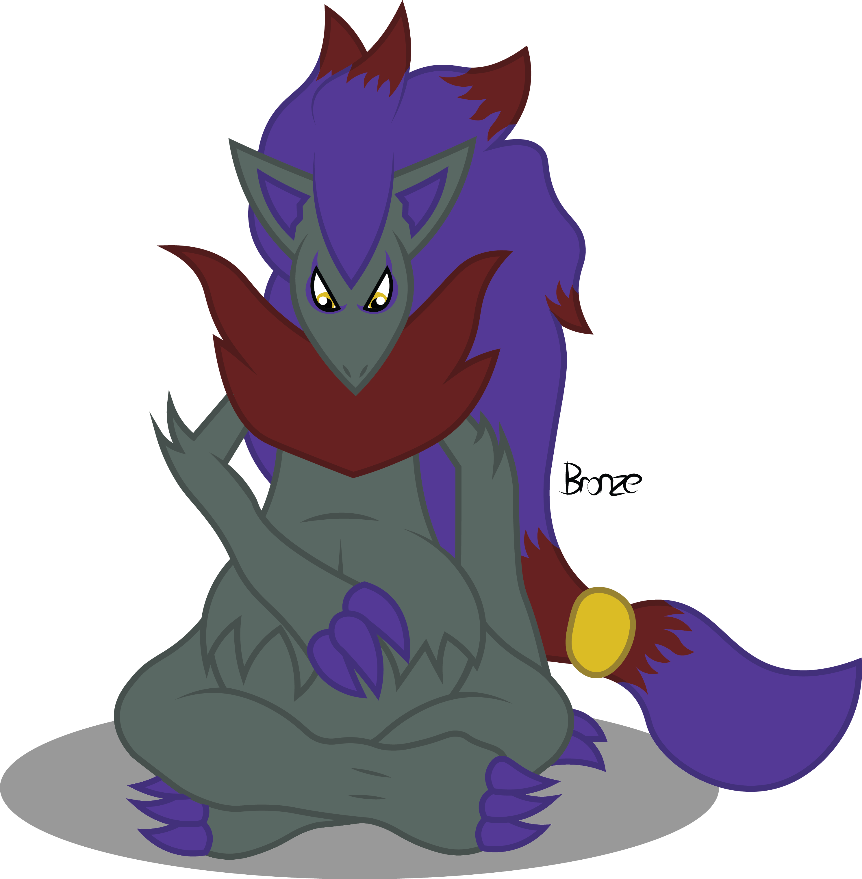 Shiny Zoroark - Zoroark Pokemon (2983x3043), Png Download
