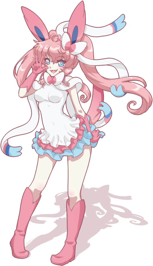 Freeuse Library Gijinka Aeri By Suika X Pok Mon - Sylveon Gijinka (728x1096), Png Download