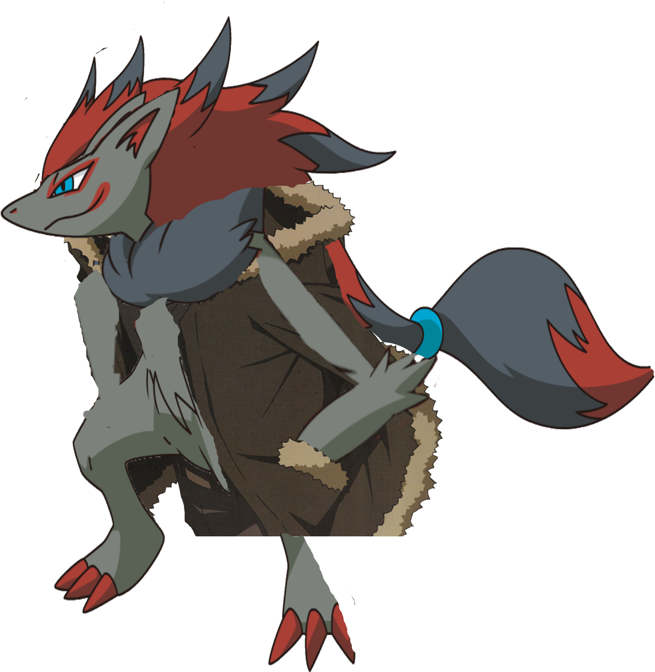 Izaya As Zoroark - Cartoon (2000x2000), Png Download