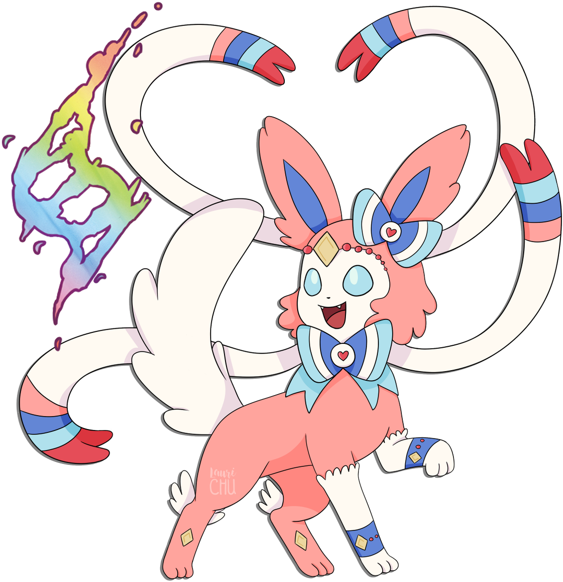 7 Replies 11 Retweets 40 Likes - Mega Sylveon (1200x1200), Png Download