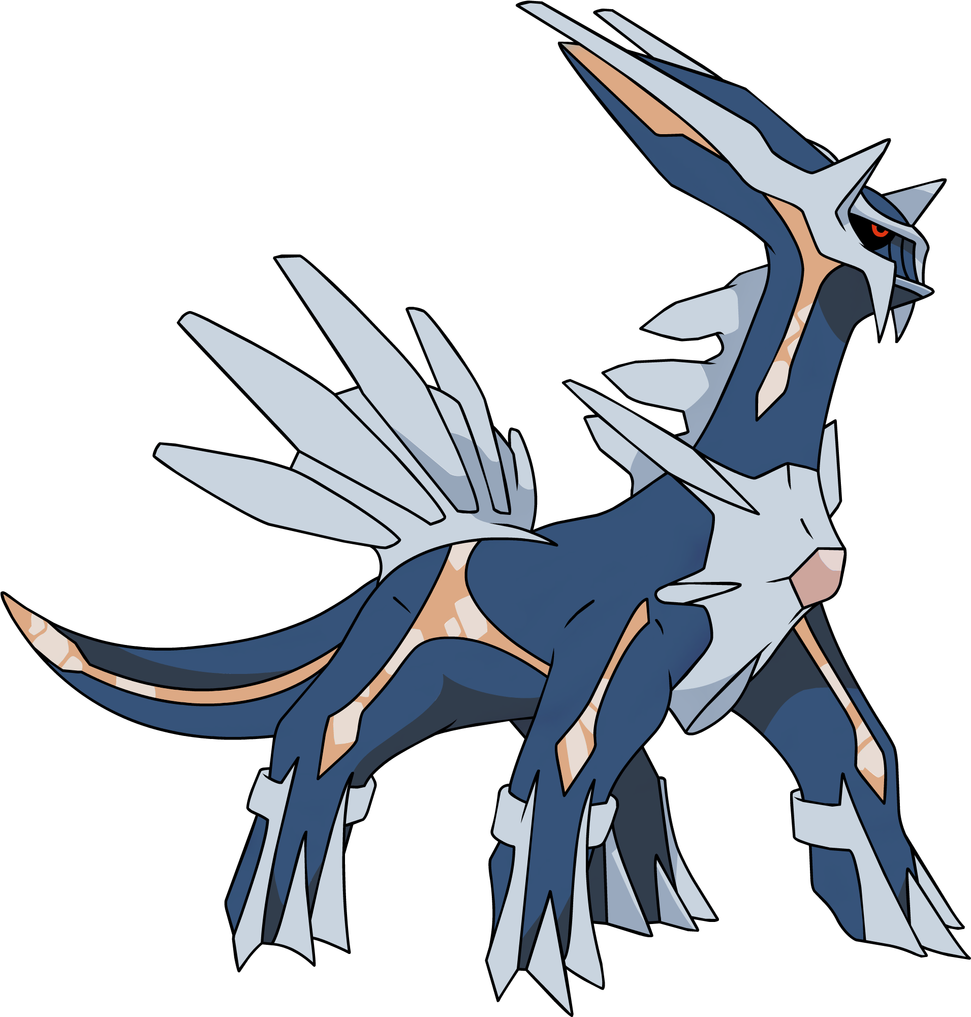 483 Dialga Dp Primal - Pokemon Dialga (2000x2000), Png Download