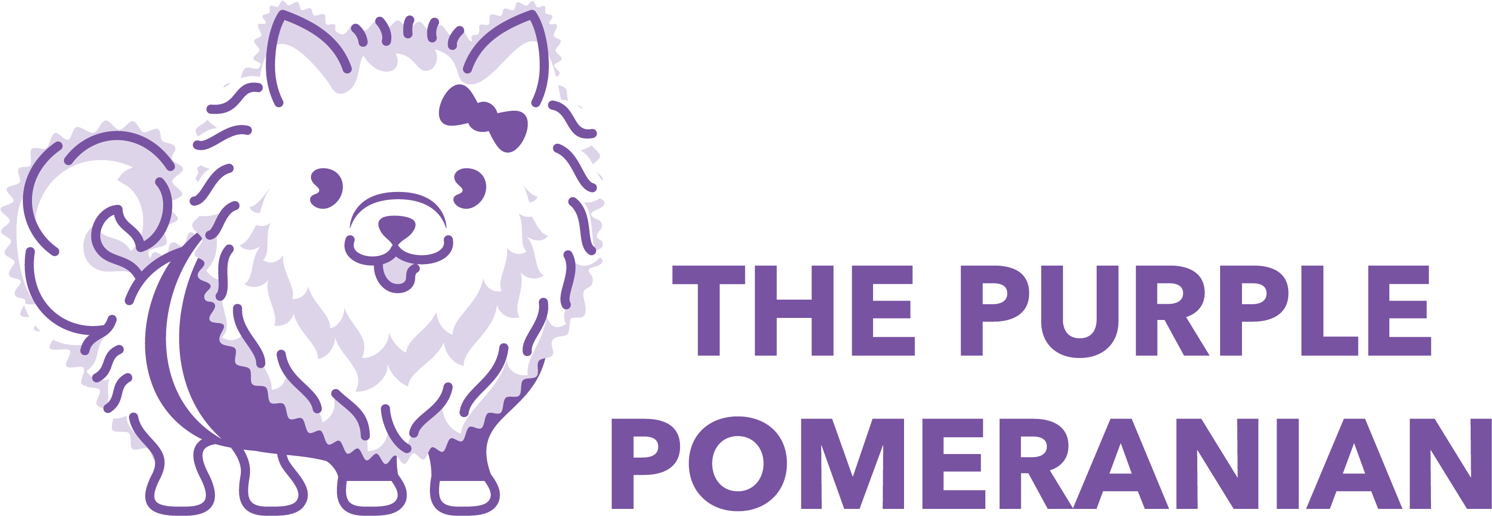 Purple Pomeranian 3 Rgb Cropped Narrow V=1516460746 - Dog (4167x1280), Png Download