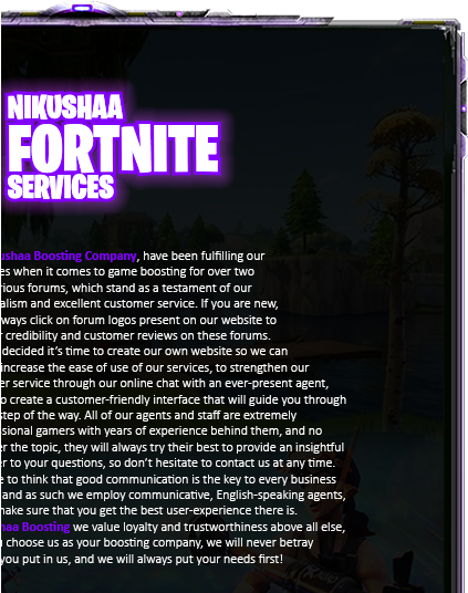 Affordable & Professional Fortnite Boosting ~ Coaching - Graphic Design (438x701), Png Download