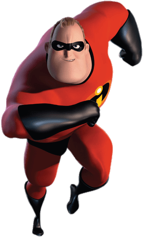 Download - Mr Incredible No Background (306x479), Png Download