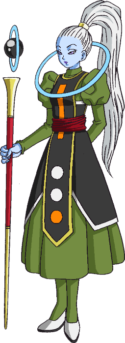 Whis - Dragon Ball Vados (255x697), Png Download