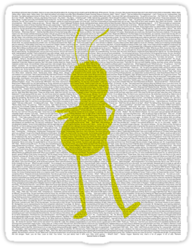 Script Bee Movie - Honeybee (375x360), Png Download