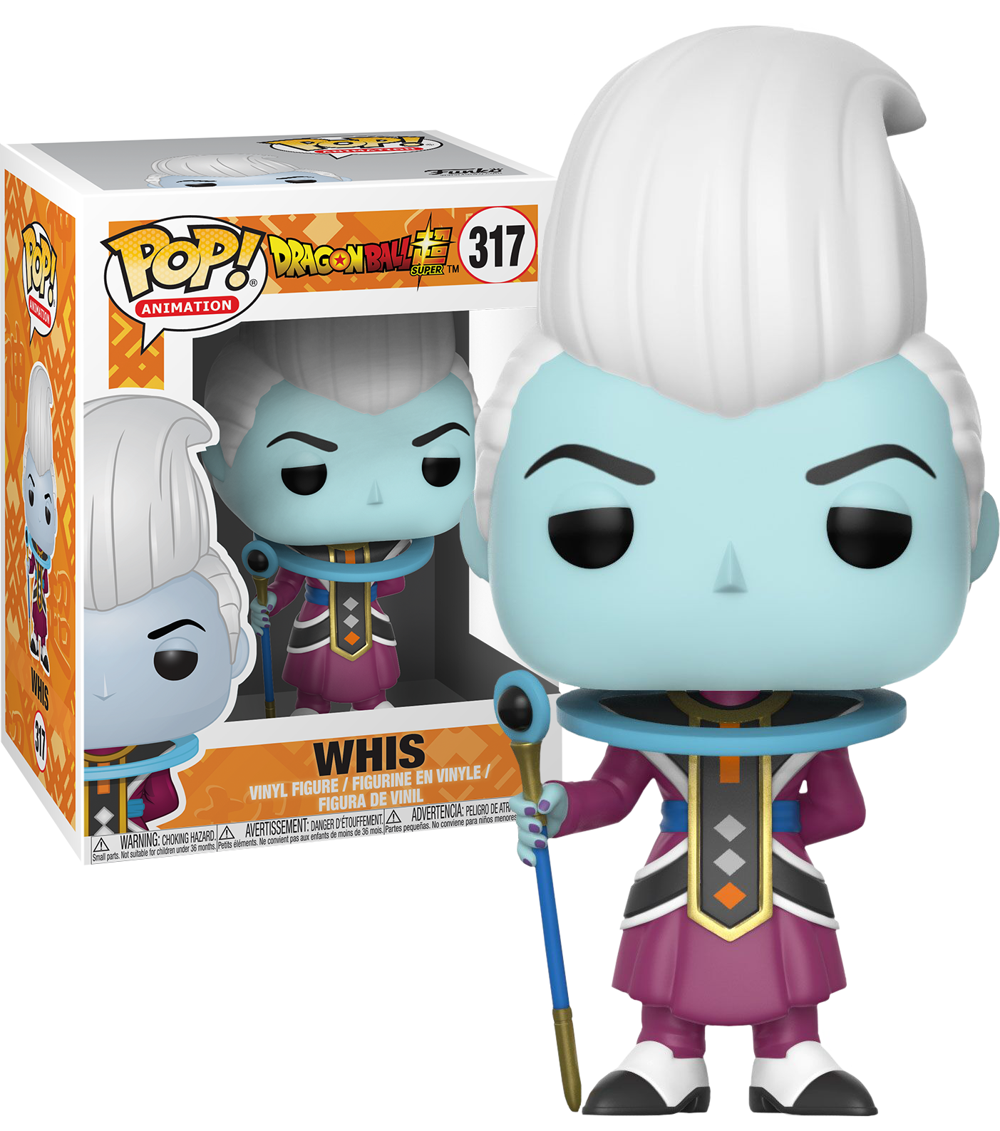 Whis Dragon Ball Pop (1403x1588), Png Download