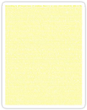 Bee Movie Script By Cupblue - Tints And Shades (375x360), Png Download