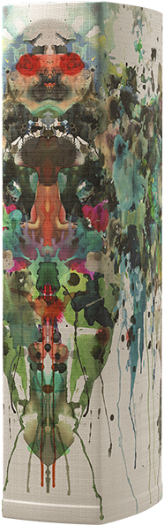 Bees Linn Fabrik Kaleido Splatt Linn Fabrik - Fab'rik Boutique Inc. (194x700), Png Download