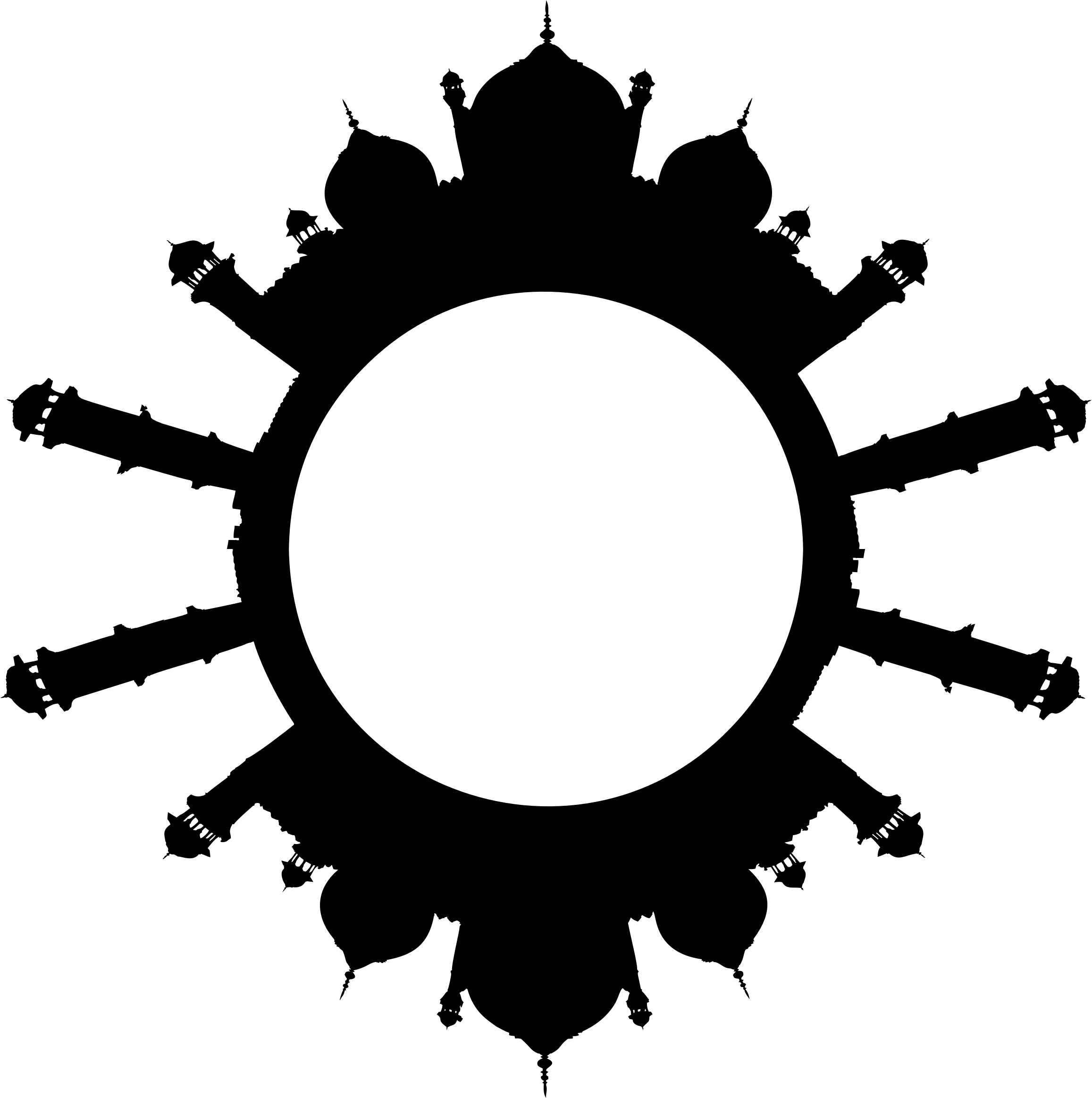 This Free Icons Png Design Of Mosque Radial 2 (2314x2326), Png Download