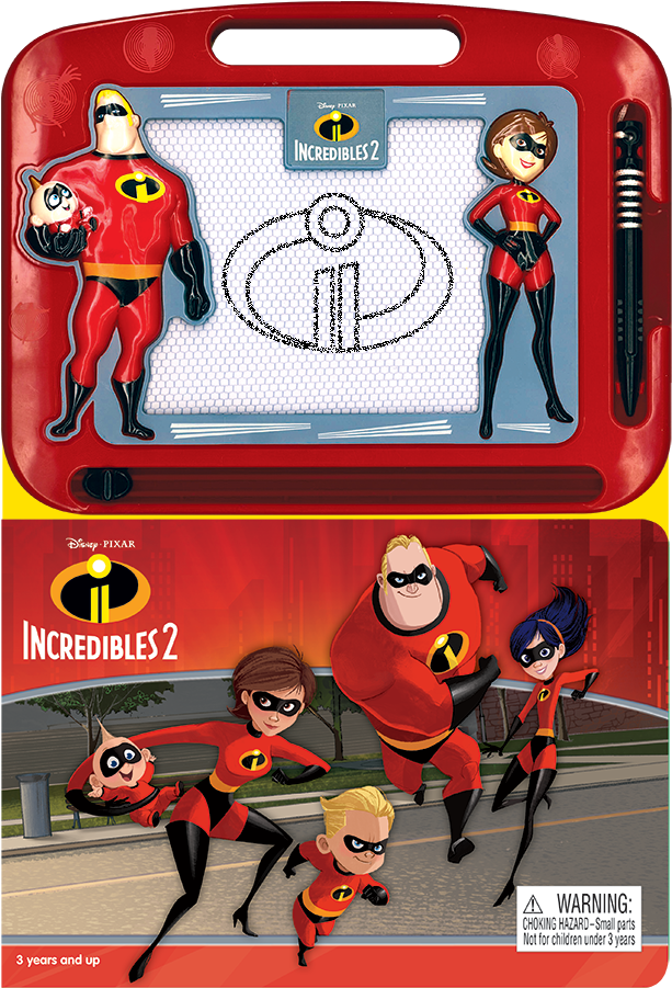 The Incredibles - Incredibles Stuck On Stories (687x900), Png Download