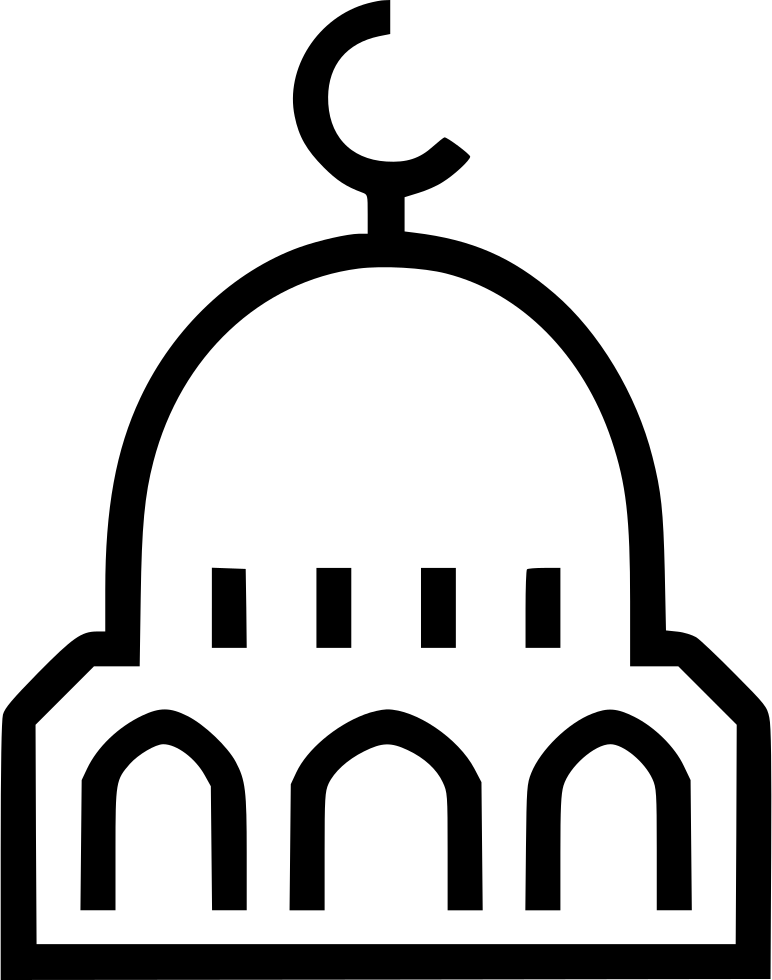 Png File Svg - Mosque Png White (772x980), Png Download